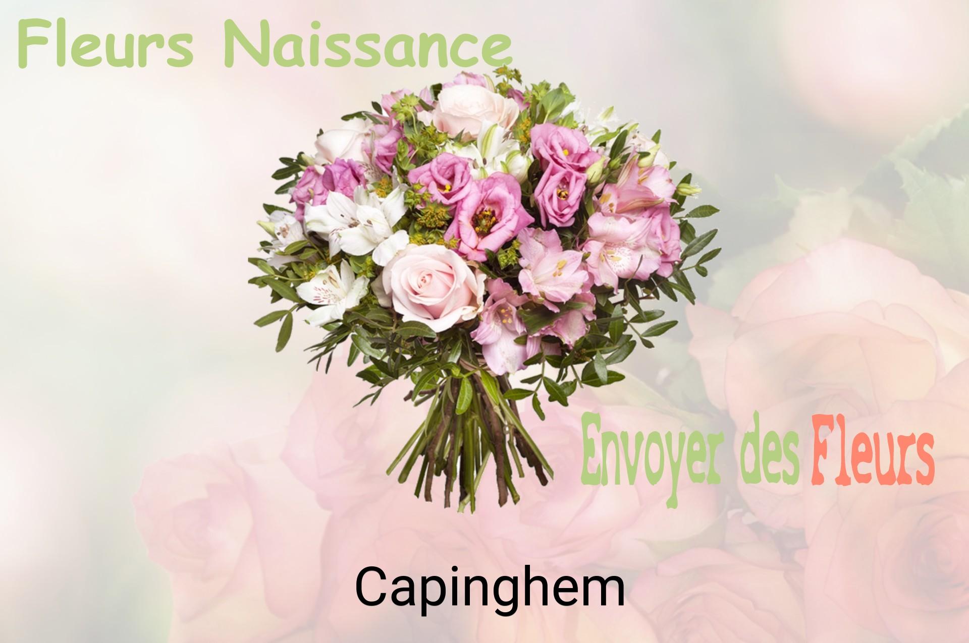 Bouquet de fleurs de naissance livré à Capinghem